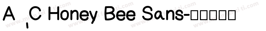 AC Honey Bee Sans字体转换